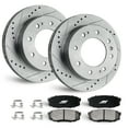 thumbnail image 1 of APF Front Brake Kit Rotors and Pads for Chevrolet Silverado 1500 HD 2001-06, 1 of 9