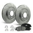thumbnail image 1 of APF Front Brake Kit Rotors and Pads for GMC Savana 1500 2003-2008, 1 of 8