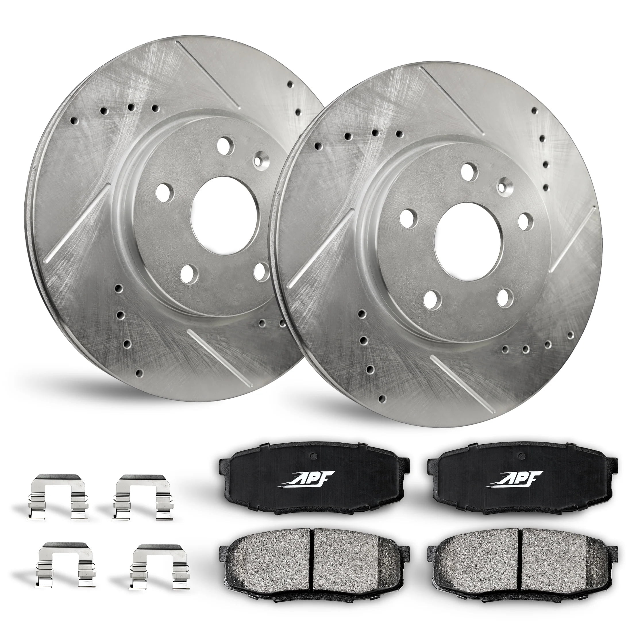 APF Front Brake Kit Rotors and Pads for Toyota Prius 2010-2015 ...