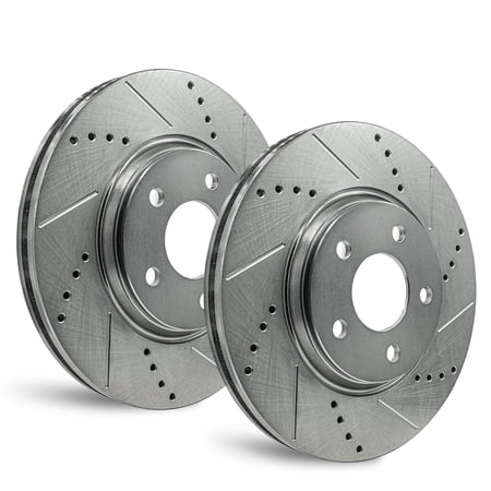 APF Front Brake Rotors Compatible for Subaru Impreza 2005-2012
