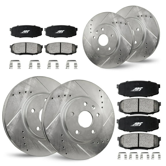 APF Full Brake Kit Rotors and Pads for Buick Regal Sportback 2018-2018