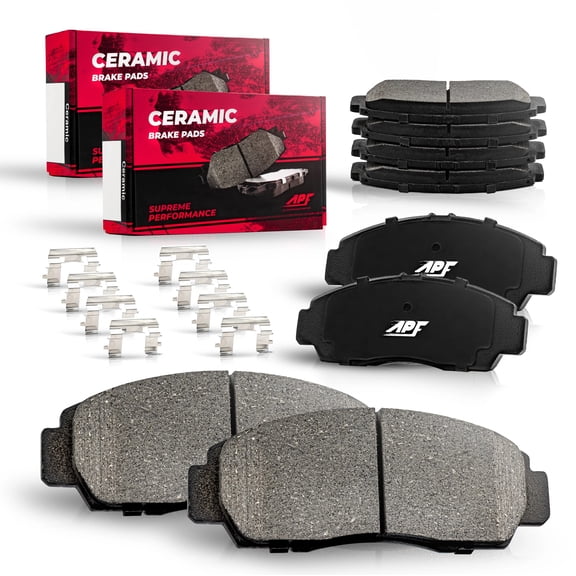 APF Full Ceramic Carbon Fiber Brake Pads Set for 2000-2001 Toyota Camry Made in Japan