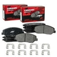 thumbnail image 1 of APF Full Ceramic Carbon Fiber Brake Pads Set for 2014-2015 INFINITI Q60 355mm, 1 of 8