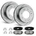 thumbnail image 1 of APF Rear Brake Kit Rotors and Pads for GMC Sierra 1500 HD Classic 2007, 1 of 9