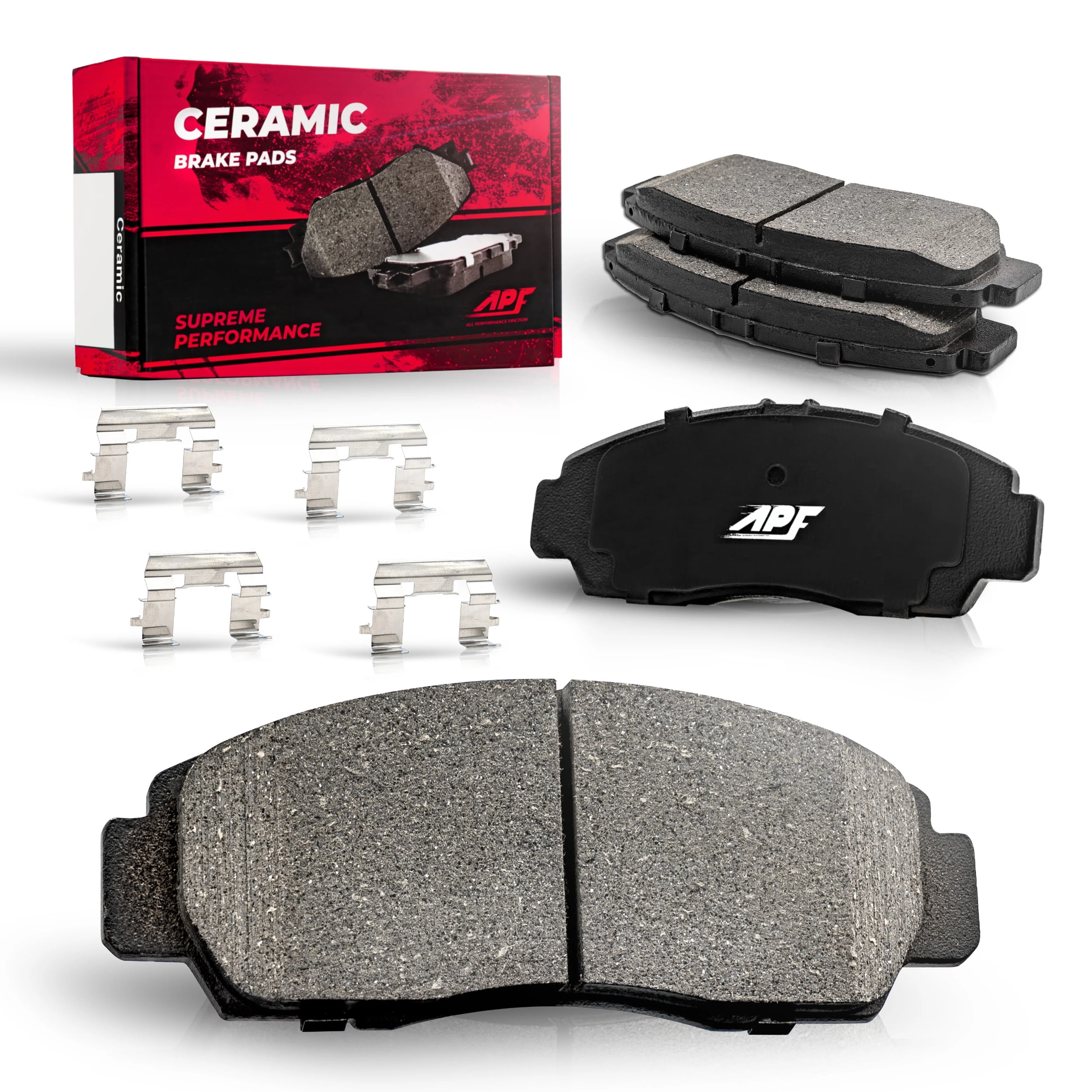 APF Rear Ceramic Carbon Fiber Brake Pads for 2018-2020 Hyundai Elantra ...