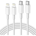 thumbnail image 1 of APFEN USB C to L Cable 2Pack 6FT Fast Charger Cord Compatible with iPhone 14/13/12/11（White）, 1 of 7