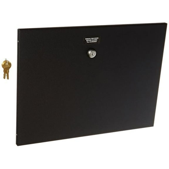 APG Steel Locking Till Cover Cash Drawer Black (PK-14L-R-BX)