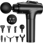 APHERMA Multi-Function Massage Gun, 30 Speed Adjustments,Deep Tissue Massage Gun,Muscle Relaxation, Black