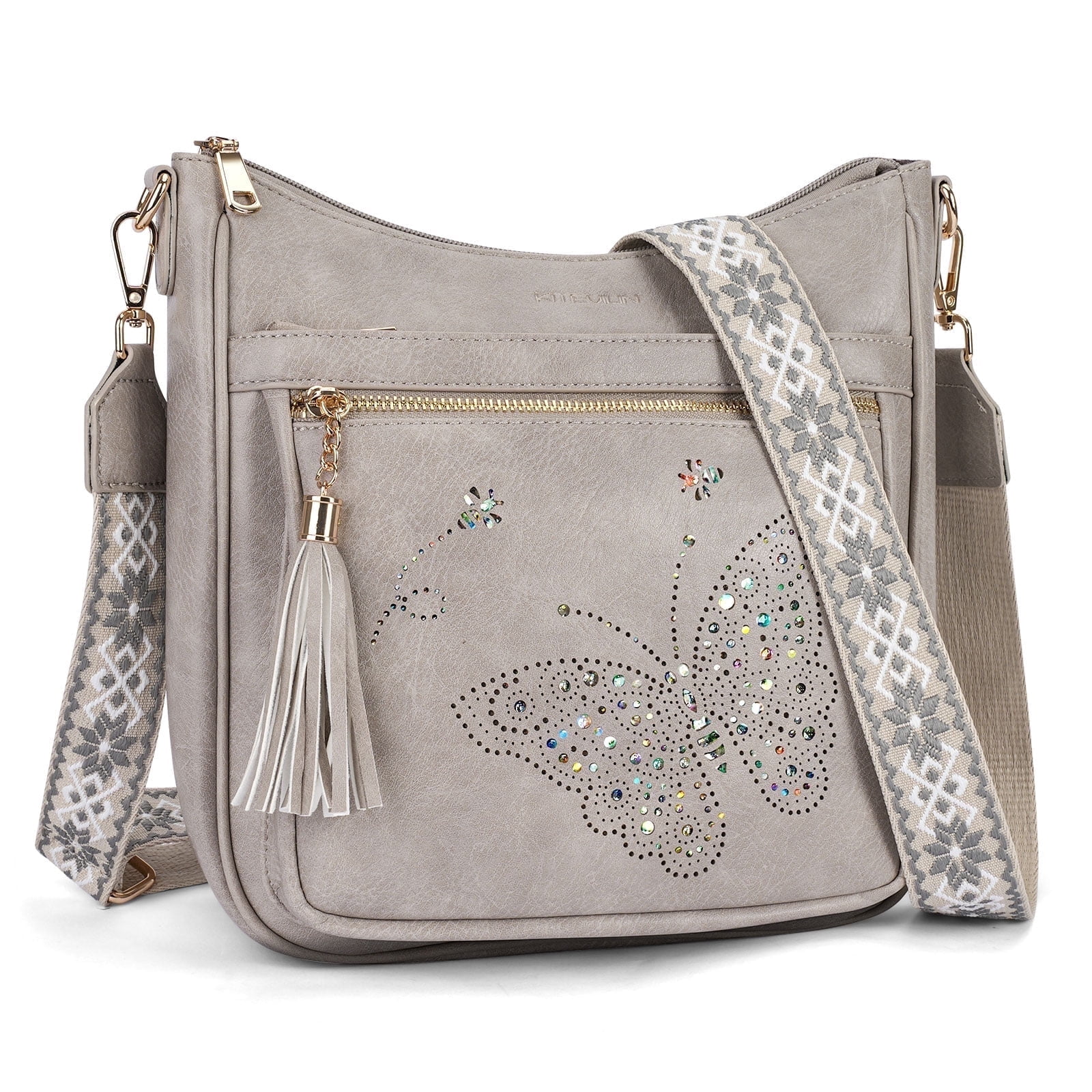 [Mother’s Day Gift Present] APHISON Ladies Crossbody Bags Lightweight Shoulder Bags, Crossbody Purse With Adjustable Strap For Daily Life