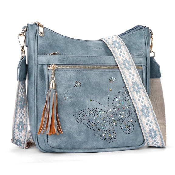 [Mother’s Day Gift Present] APHISON Ladies Crossbody Bags Lightweight Shoulder Bags, Crossbody Purse With Adjustable Strap For Daily Life