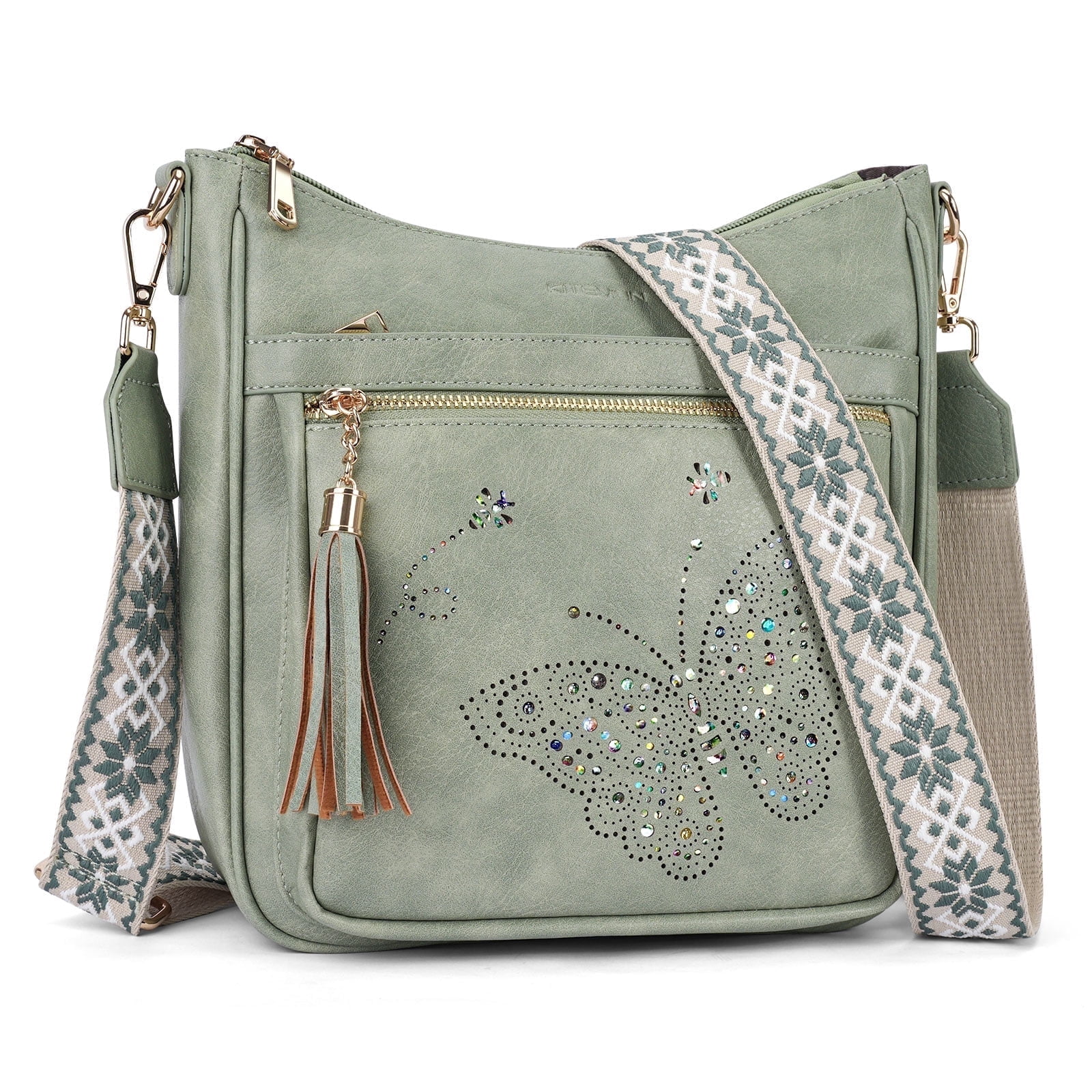 [Mother’s Day Gift Present] APHISON Ladies Crossbody Bags Lightweight Shoulder Bags, Crossbody Purse With Adjustable Strap For Daily Life