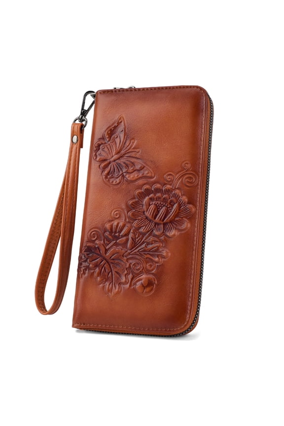 Slim Credit Card Wallet RFID Wallet For Women, Ladies Mini Purse with Card Slots and ID Window