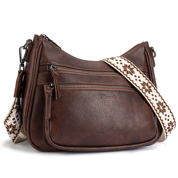 APHISON Small Crossbody Bag for Women, Cell Phone Purse Womens Shoulder Handbags Wallet Purse with Credit Card Slots Adjustable Guitar Strap