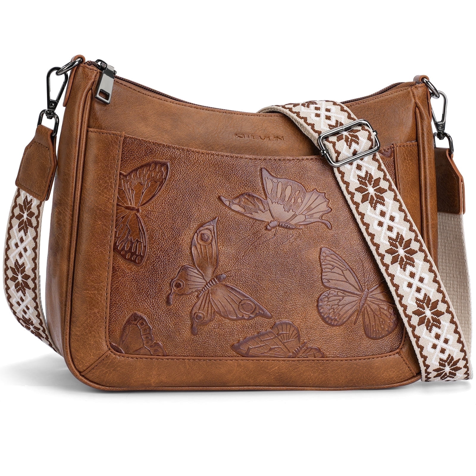 APHISON Trendy Crossbody Bags for Women Small Shoulder Handbags, Ladies Classic Messenger Bag Crossbody Purse with With Adjustable Shoulder Strap