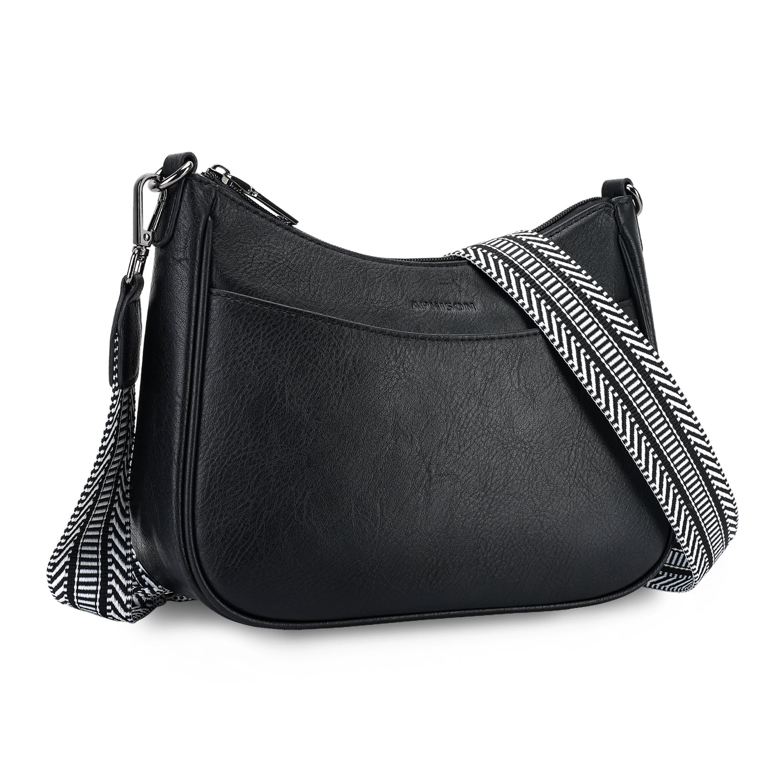 APHISON Trendy Women's Crossbody Bag, Vegan Leather Purse with