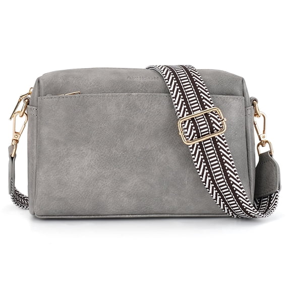 APHISON Women's Vegan Leather Shoulder Bag, Butterfly Stylish Crossbody Purse with Phone Pocket, Zipper Closure and Card Slots Ideal for Work, Shopping, Weekend Brunch, Carry Daily Fashion