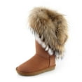 thumbnail image 1 of APHNUS Winter Snow Boots with Premium Leather Upper & Warm Faux Shearling Insulation, 1 of 8