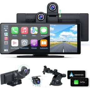 APHQUA Wireless Apple Carplay & Android Auto,4K Dash Cam , 1080P Backup CameraCar Play for Car Stereo,10.26 inch with Voice Control,Navigation