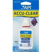 API Accu-Clear Clears Cloudy Aquarium Water [Aquarium Water Clarifiers, Aquarium Supplies] 10 oz 8 x 1.25 oz