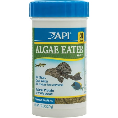 API Algae Eater Premium Sinking Wafer Fish Food 1.3oz