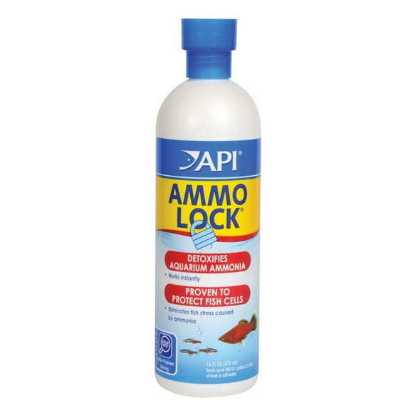 API Ammo-Lock, Freshwater And Saltwater Aquarium Ammonia Detoxifier, 16 oz