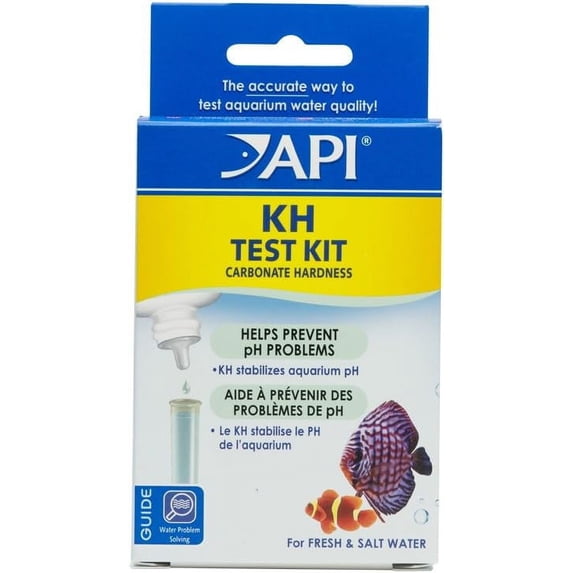 API KH Carbonate Hardness Test Kit For Freshwater and Saltwater Fish Aquariums