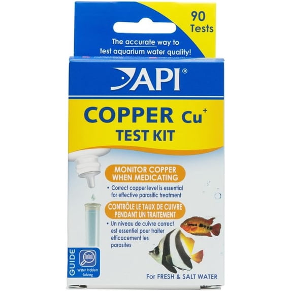 API Copper Test Kit, Aquarium Water Test Kit, 1-Count