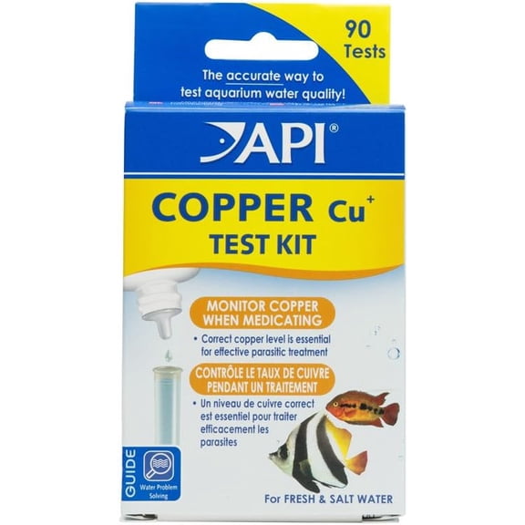 API Copper Test Kit, Aquarium Water Test Kit, 1-Count