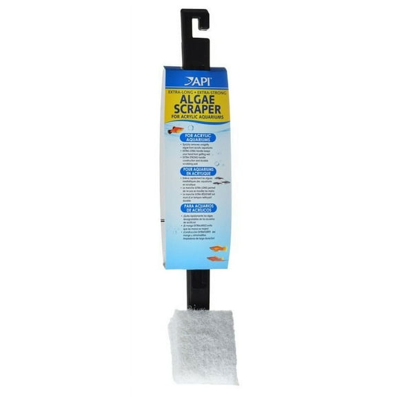 API Doc Wellfish's Extra Long Extra Strong Algae Scraper for Acylic Aquariums