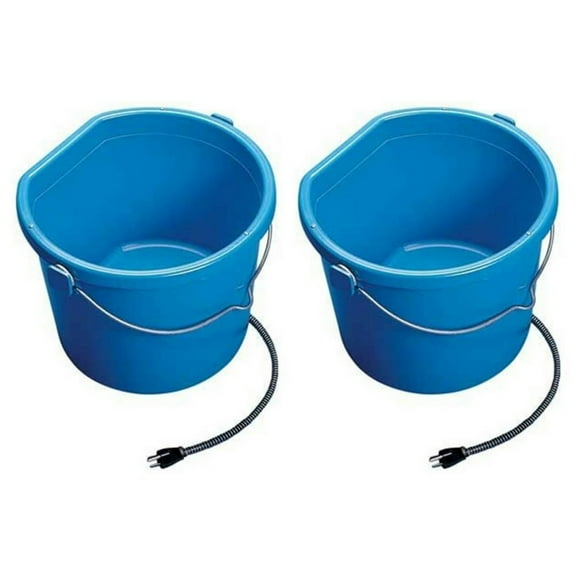 API Heated Flat Back Bucket 5 Gallon 2 pack
