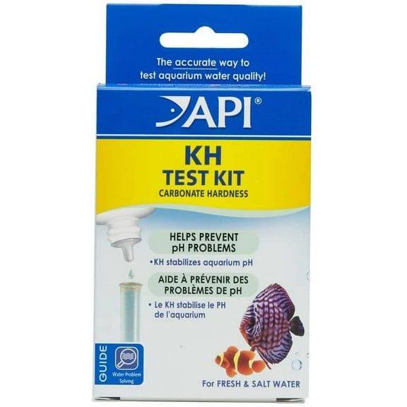 API KH Carbonate Hardness Test Kit for Fresh and Saltwater Aquariums [Aquarium Water Test Kits, Aquarium Supplies] 3 count