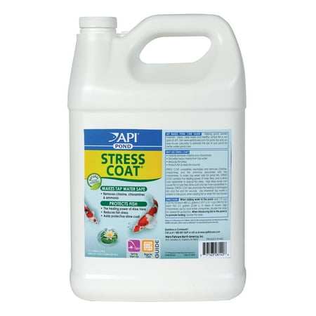 API POND Stress Coat, Pond Water Conditioner, 1 Gal