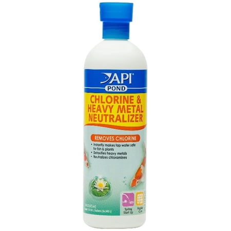 API Pond Chlorine and Heavy Metal Neutralizer Removes Chlorine