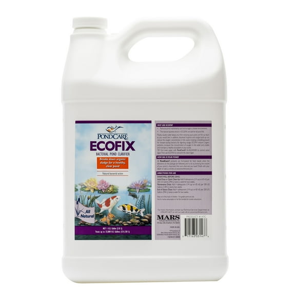 API Pond Ecofix Sludge Destroyer, Pond Water Clarifier And Sludge Remover Treatment, 1-Gallon