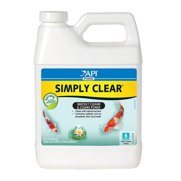 API Pond Simply Clear, Pond Water Clarifier, 32-Ounce