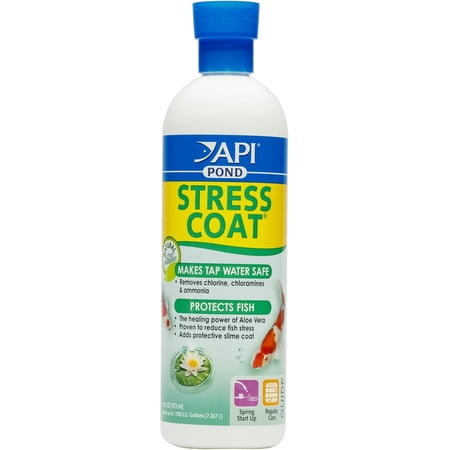 API Pond Stress Coat, Pond Water Conditioner, 16 oz