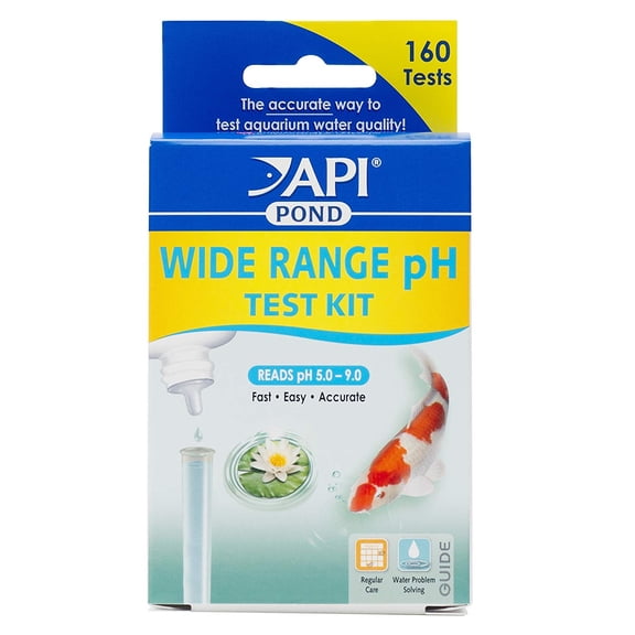 API Pond Wide Range pH Test Kit Reads pH 5.0 to 9.0 [Pond Testing and Thermometers, Pond Supplies] 3 count