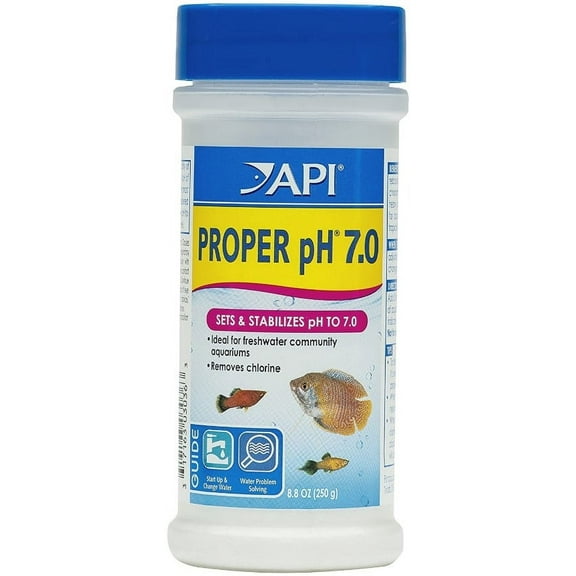 API Proper pH Sets and Stabilizes Freshwater Aquariums [Aquarium pH Treatments, Aquarium Supplies] pH 7.0 - 5 count