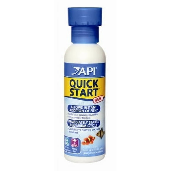 API Quick Start Nitrifying Bacteria, 4 fl oz - Instantly Starts Freshwater & Saltwater Aquarium Cycle