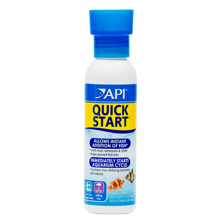 API Quick Start Nitrifying Bacteria, 4 fl oz - Instantly Starts Freshwater & Saltwater Aquarium Cycle