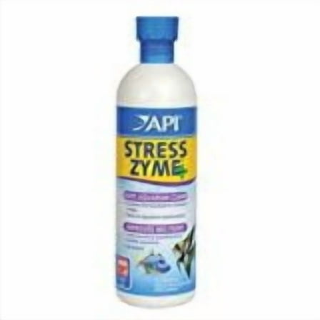 API Stress Zyme, Freshwater and Saltwater Aquarium Cleaning Solution, 16 oz