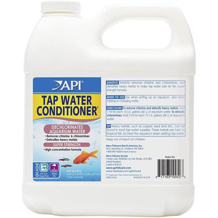 API Tap Water Conditioner Detoxifies Heavy Metals and Dechlorinates Aquarium Water
