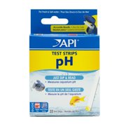 API Test Strips, for Variety of Water Parameters, Monitor Aquarium Water Quality and Help Prevent Invisible Water Problems That can be Harmful to Fish, Use Weekly and When Problems Appear 25-Count pH