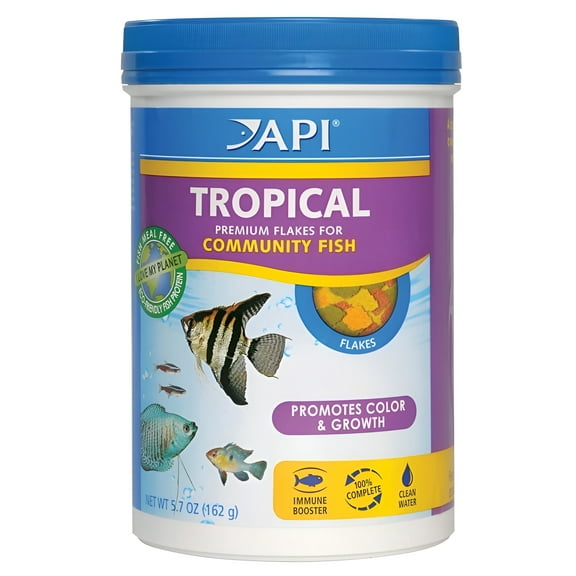 API Tropical Premium Flake Fish Food 5.7oz