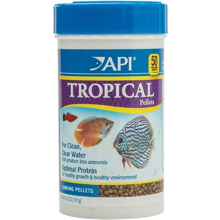 API Tropical Premium Pellet Food [Aquarium, Foods Pelleted] Regular Pellet - 4.2 oz