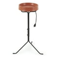 thumbnail image 1 of API Weather Resistant Heated Bird Bath with Round Basin and Metal Stand, Black, 1 of 8