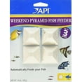 thumbnail image 1 of API Weekend Pyramid Fish Feeder, 3-Day, 4-Count Pack, 1 of 3
