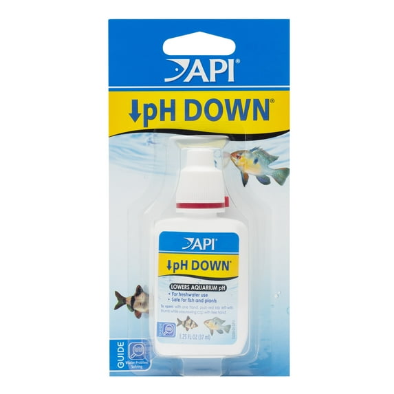 API pH Down, Freshwater Aquarium Water pH Reducing Solution, 1.25 oz