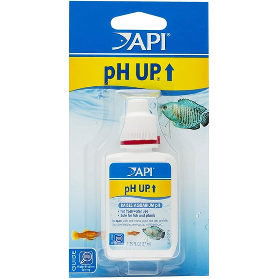 API pH Up Raises Aquarium pH for Freshwater Aquariums [Aquarium pH Treatments, Aquarium Supplies] 15 oz (12 x 1.25 oz)