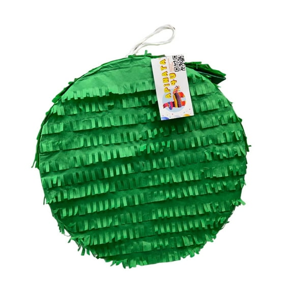 APINATA4U 16" Round Blank Pinata Green Color Great to Create Your Own Pinata